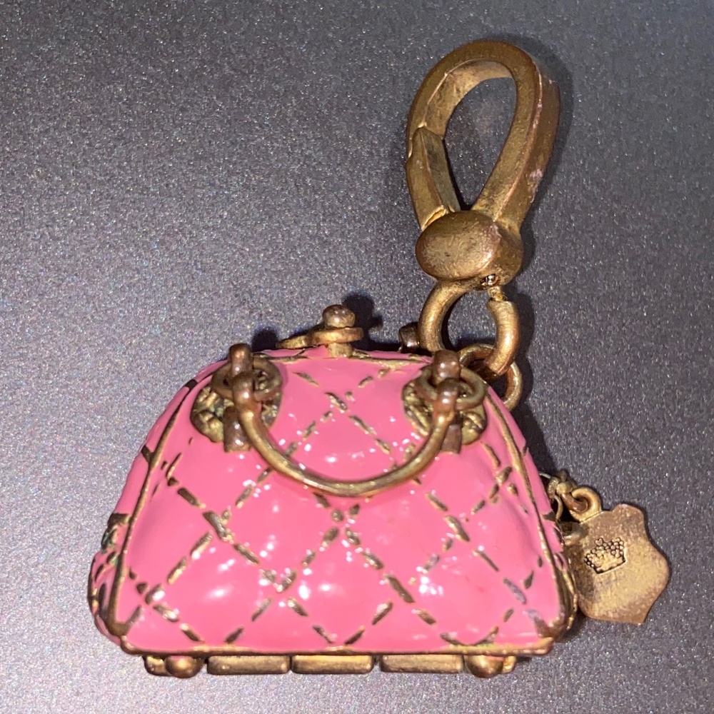 RARE Vintage Y2K JUICY COUTURE PINK QUILTED BOWLER BAG STATUS DAYDREAMER BARBIE